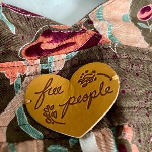 Free People Multicolor Floral Dress